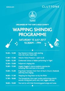 Wapping Summer Shindig July 15